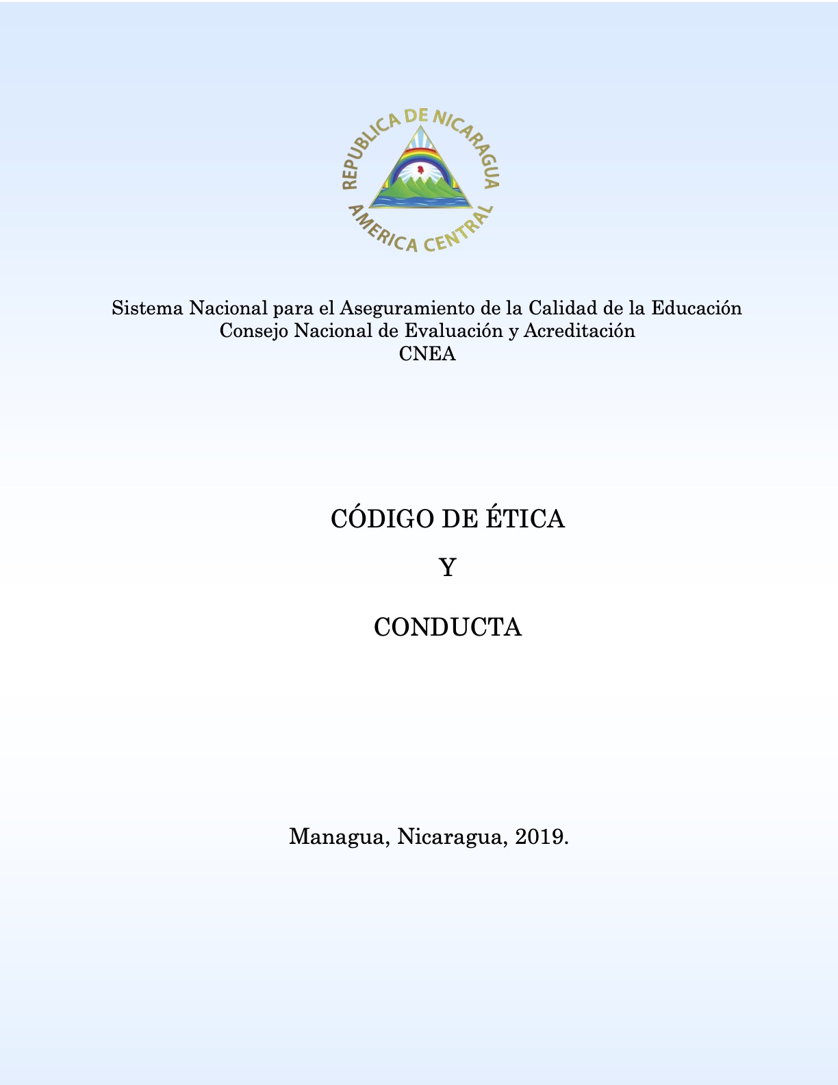 Código de Ética y Conducta -CNEA
