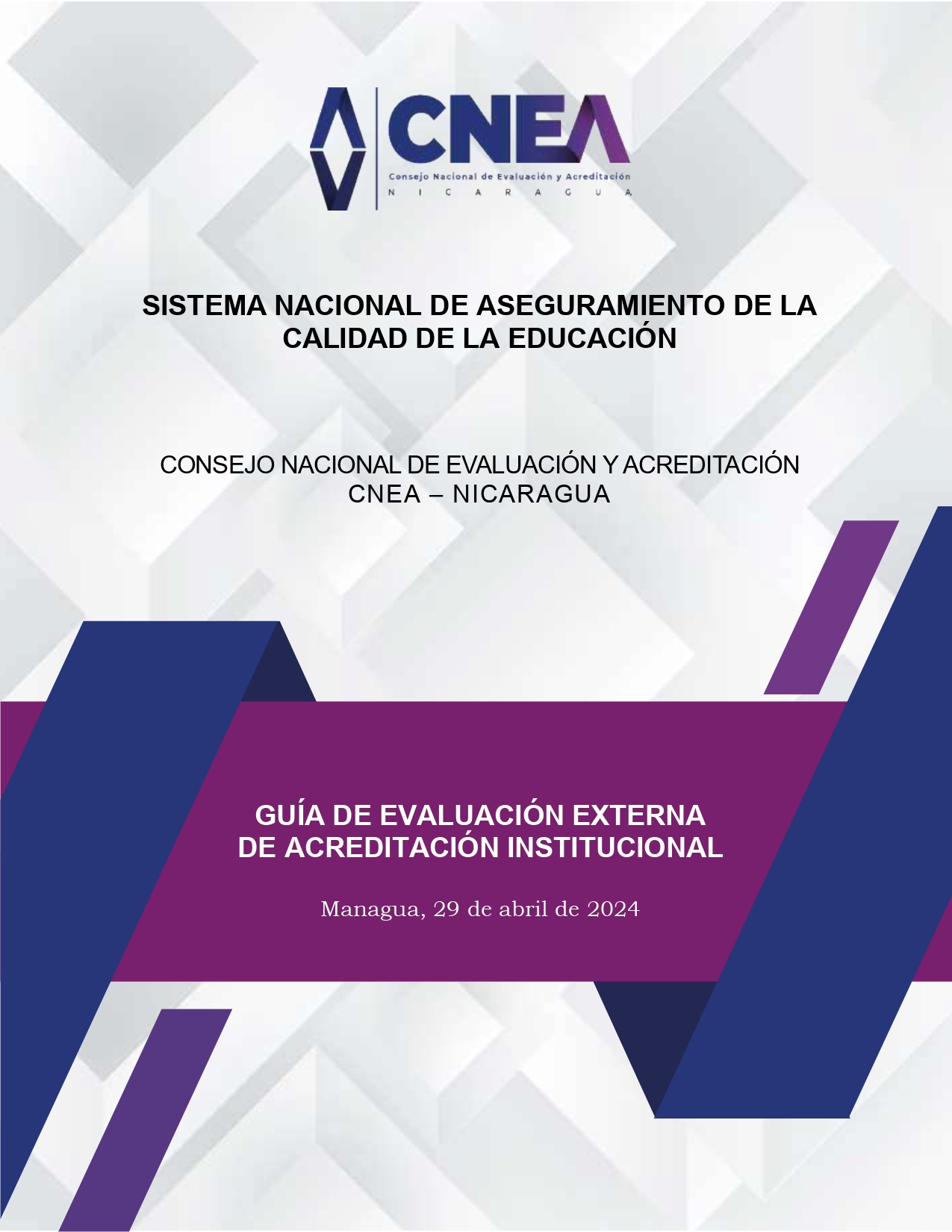 Guía de Evaluación Externa de Acreditación Institucional